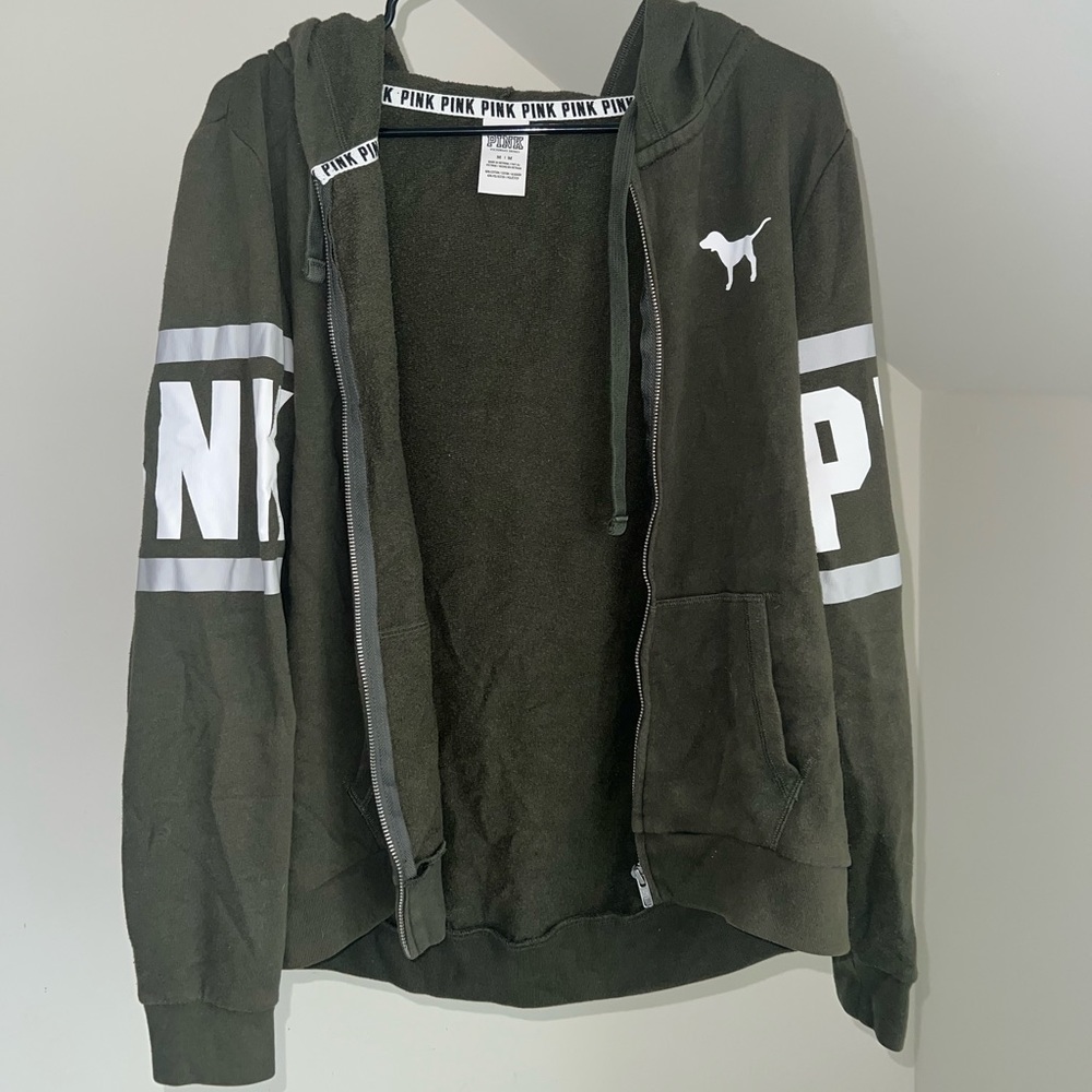 PINK Zip Up Sweatshirt